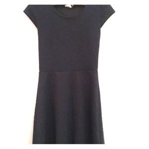 Navy blue above the knee dress